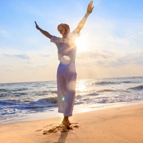 Melanie Liedle-frau am strand