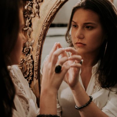 Sigwart Zeidler-Frau und SPiegel-Ängste als Spiegelbild